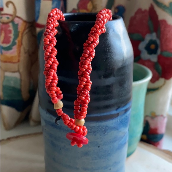 Hand Beaded Necklace - Picture 2 of 4